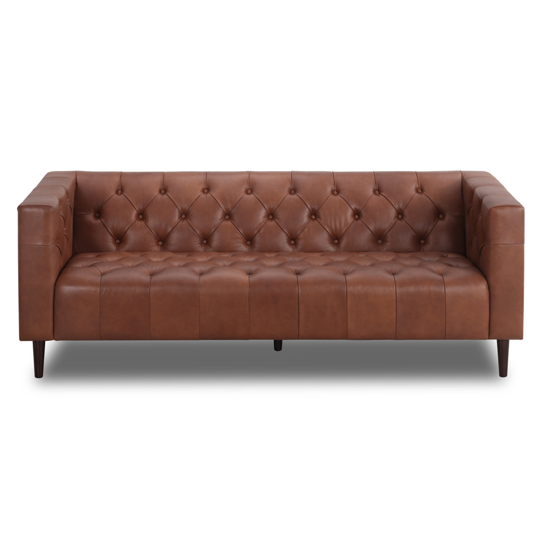 Cornelia 84'' Leather Sofa